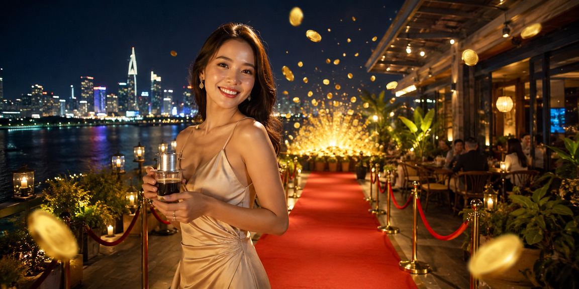 Người dùng tại Sài Gòn nhâm nhi cà phê và đăng nhập tài khoản casino lk99 trên điện thoại